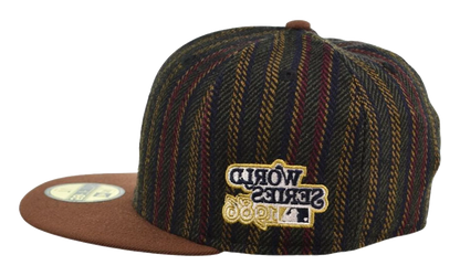59FIFTY New York Mets Herringbone 2-Tone Fitted Hat "Brown" 60586699