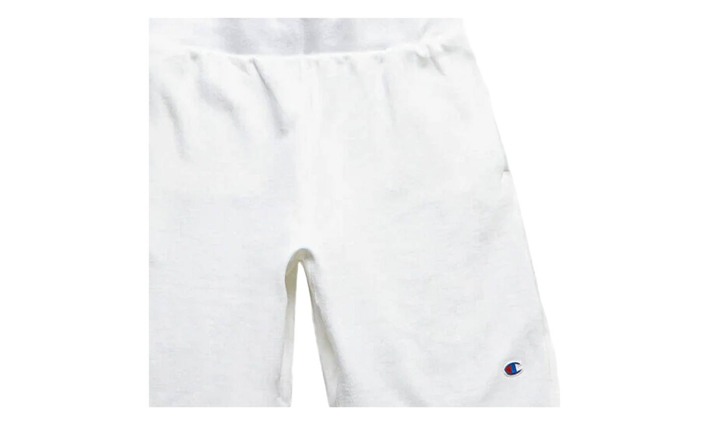 C-Life Reverse Weave Cut Off Shorts "White" 89597 045
