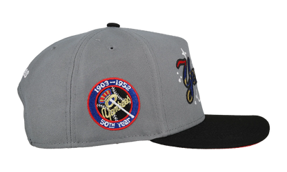 9FIFTY New York Yankees 50th Season A Frame Snapback Hat "Celestial Cosmic / Grey" NE279