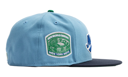 59FIFTY New York Mets 1969 World Series Fitted Hat "Poly Sky Blue / Navy" NE490