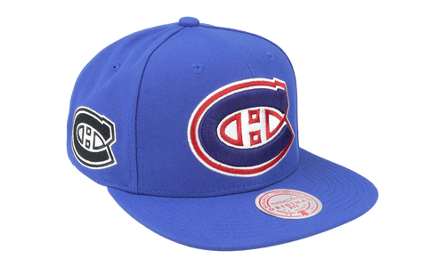 NHL Alternate Flip Snapback Cap "Montreal Canadiens - Blue" 6HSSDX22015 MCABLUE