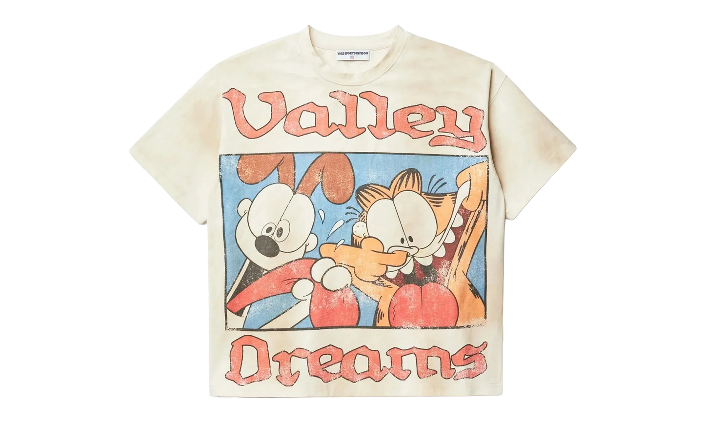 SUNDAY GARFIELD TEE "Cream" VAL147