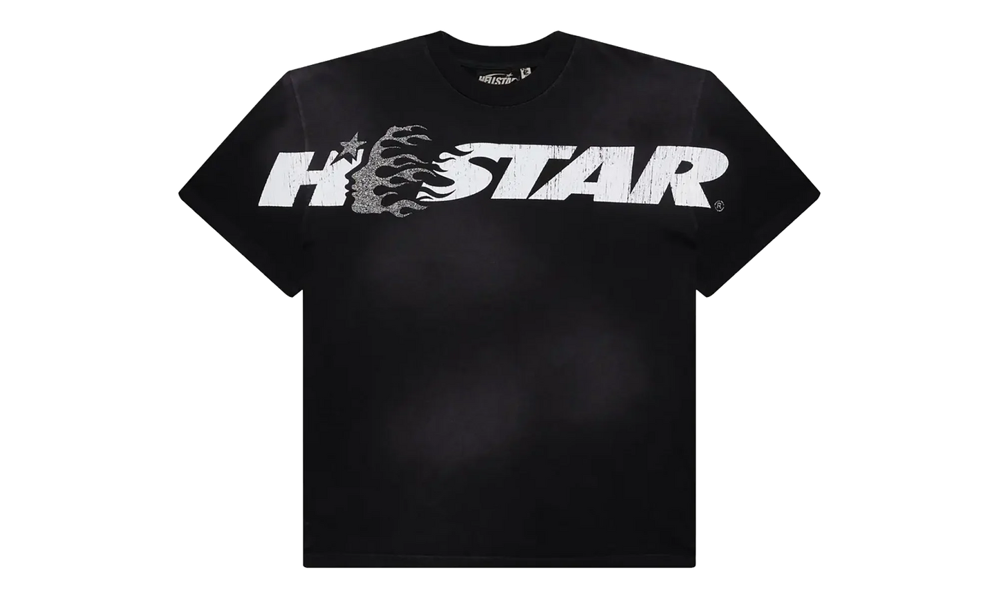Cartoon Logo Glitter T-shirt "Black / White" HSR211