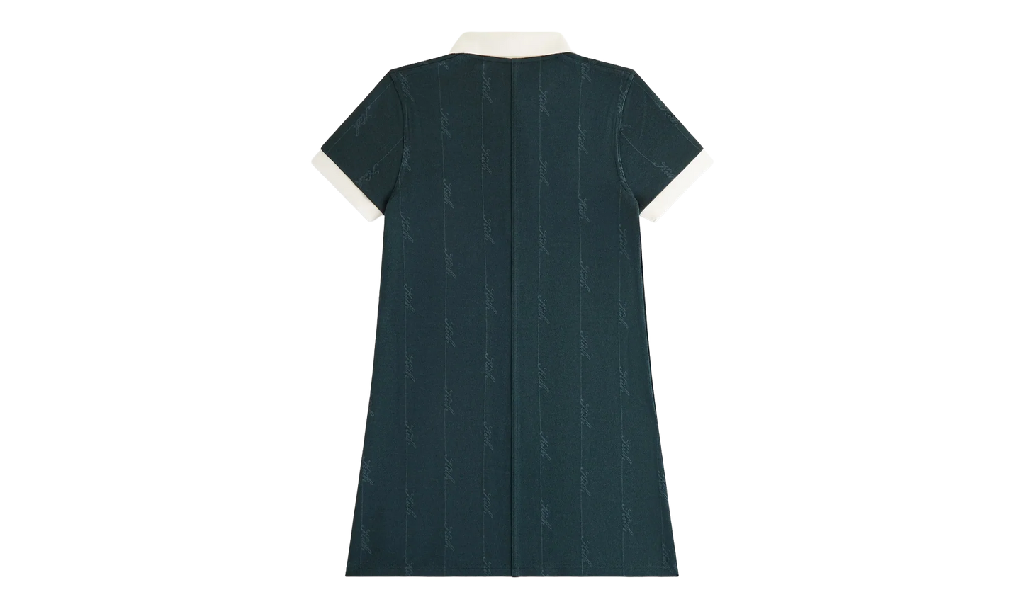 Taylen Pique Logo Knit Dress "Stadium" KITH51