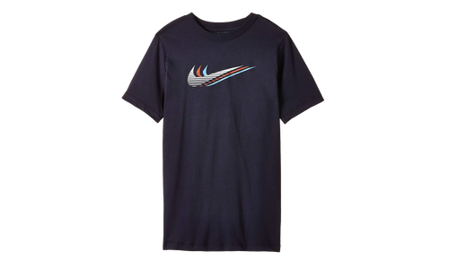 Sportswear Triple Swoosh Tee GS "Midnight Navy" CU4572 451
