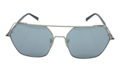 HEXAGON SUNGLASSES "SHINY LIGHT GUNMETAL" MCM138SA-034