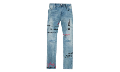 Bryant Skinny Jeans "Blue RLD Artistic" MRLDD899 B1205BLRLA