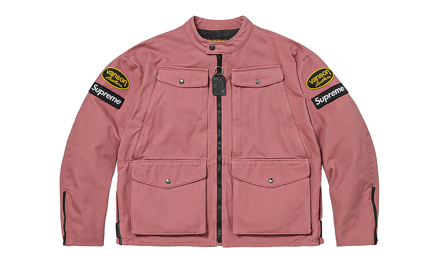 Vanson Leathers® Cordura® Jacket "SS26 - Pink" SU27116