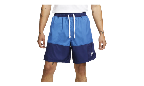 Sportswear Sport Essentials Woven Lined Flow Shorts "Midnight Navy / Dark Marina Blue / White" DM6831 410
