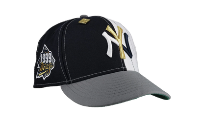 59FIFTY New York Yankees 1999 World Series Split Panel Fitted Hat "Black / White / Grey" NE256