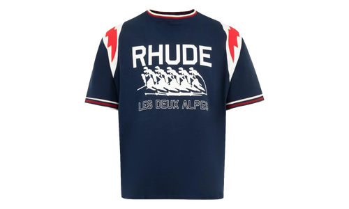 Lighting Ringer Tee "Navy / Off White / Red" RHPF24TT190122309