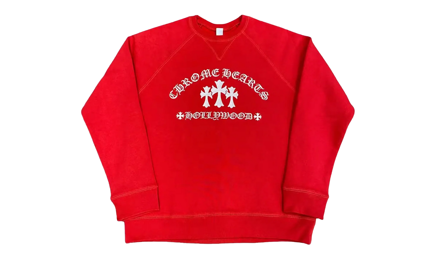Triple Cross Hollywood Crewneck "Red" CHRM0736