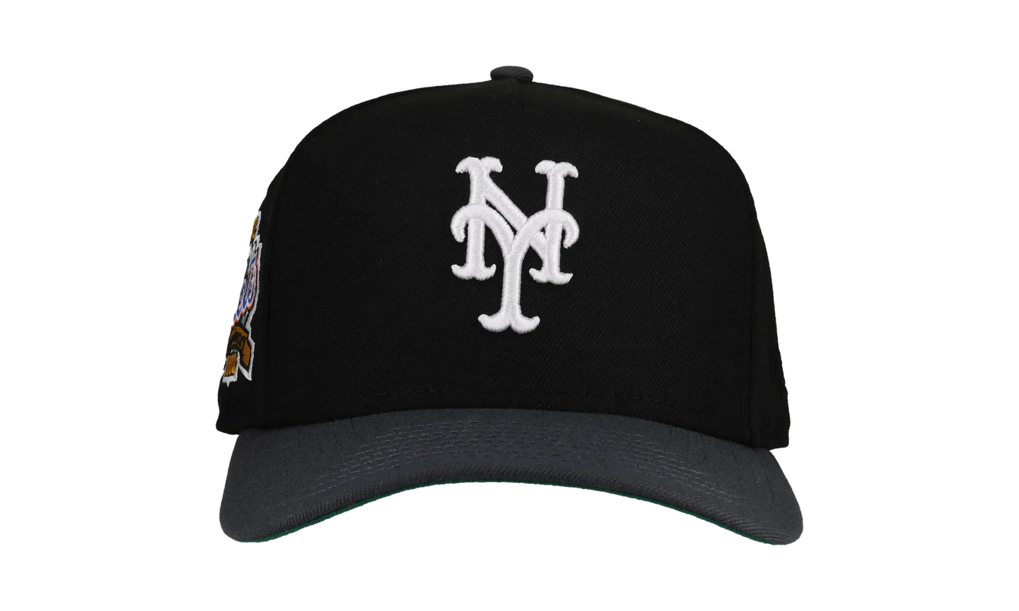 9FIFTY New York Mets 40th A Frame Snapback Hat "Black / Graphite" NE196