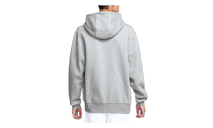 Club Full-Zip Fleece Hoodie "Dark Grey Heather /Light Smoke Grey / White" FN3861 063