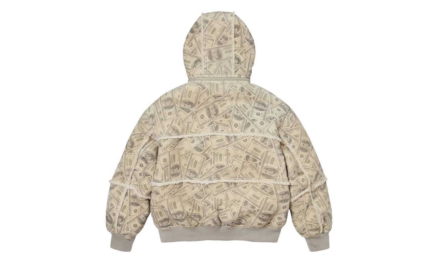 MM6 Maison Margiela Shearling Bomber Jacket "SS26 - Money" SU27195