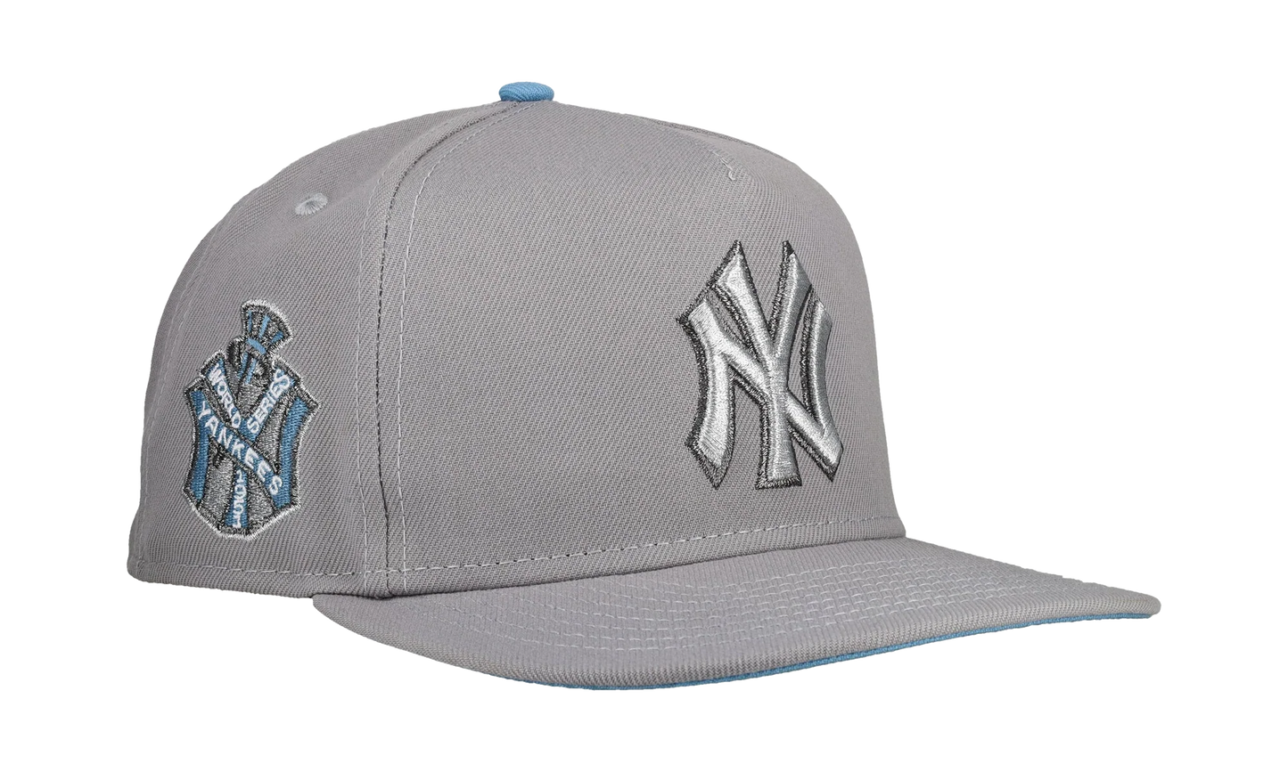9FIFTY New York Yankees 1951 World Series A Frame Snapback Hat "Grey" NE229