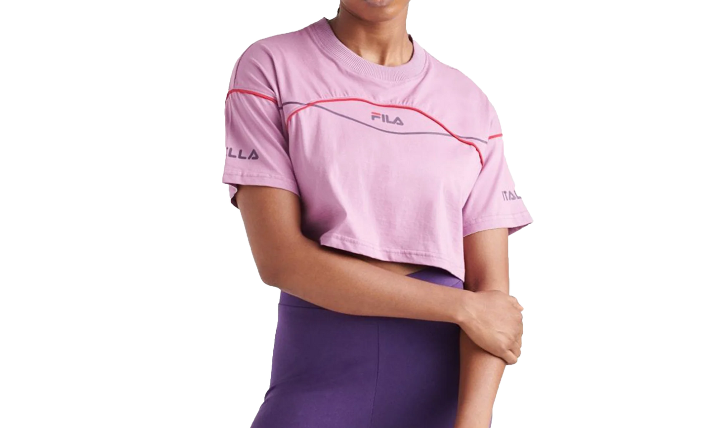 Kana Crop T-Shirt WMNS "Valrn / Cjwl / Red" LW933298 585