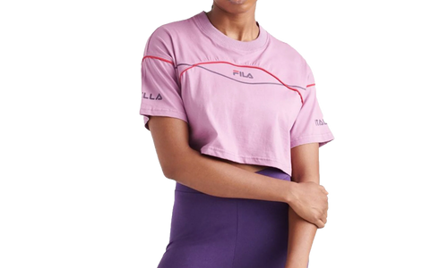 Kana Crop T-Shirt WMNS "Valrn / Cjwl / Red" LW933298 585