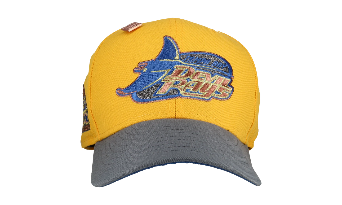 59FIFTY Tampa Bay Rays Tropicana Field Fitted Hat "Yellow / Ice" NE393