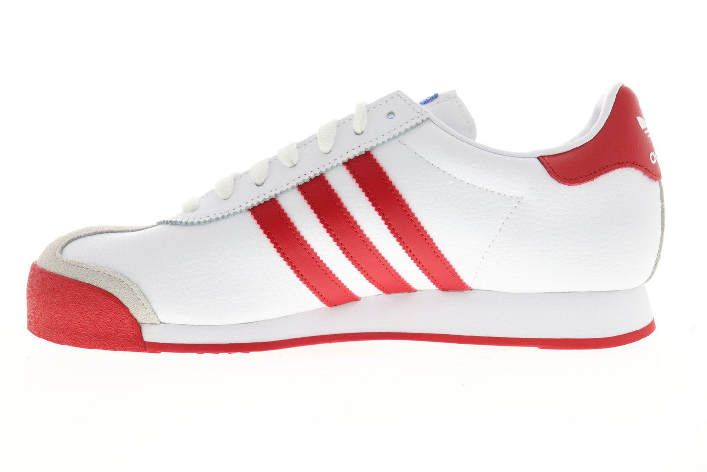 Samoa EG3001 Mens White Suede Originals Lace Up Lifestyle Sneakers Shoes