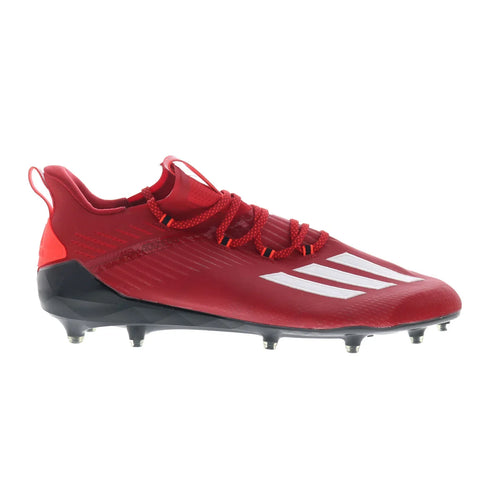 Adizero EH1313 Mens Red Synthetic Athletic Football Cleats Shoes