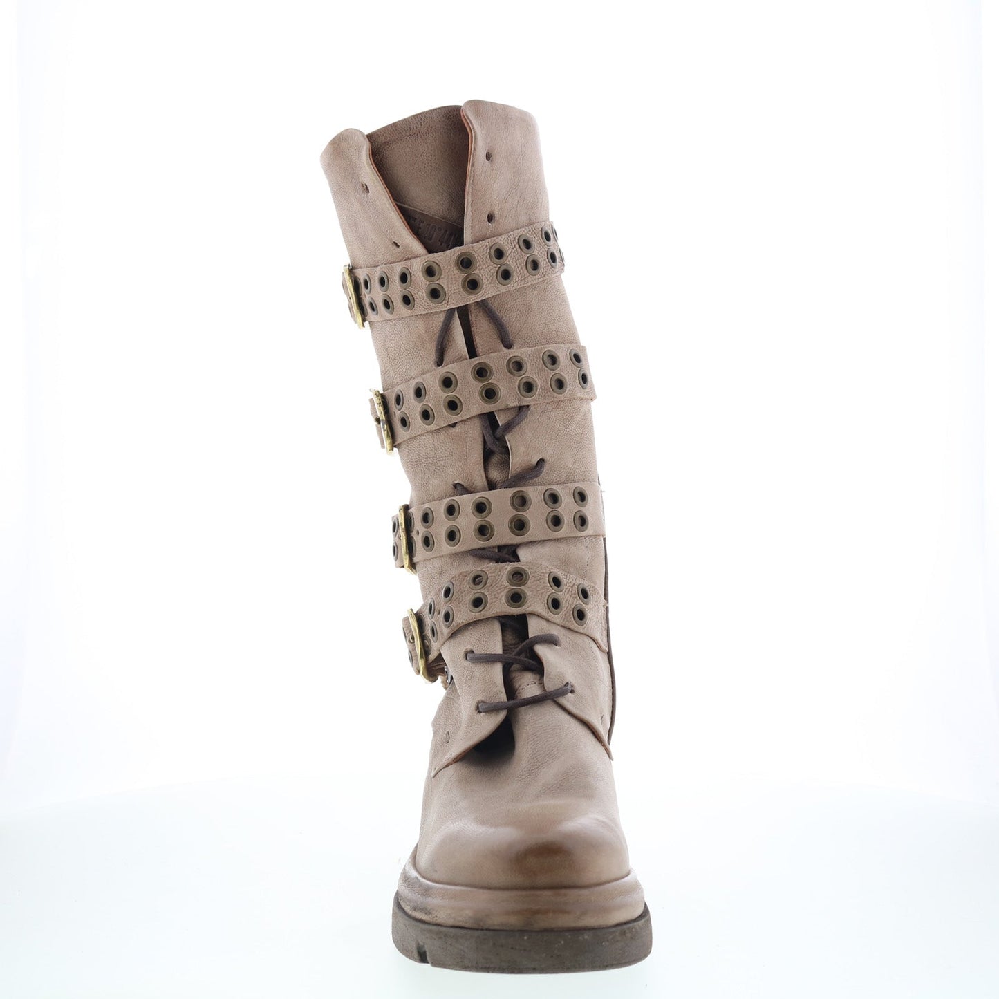 Ellington Womens Brown Leather Zipper Casual Dress Boots