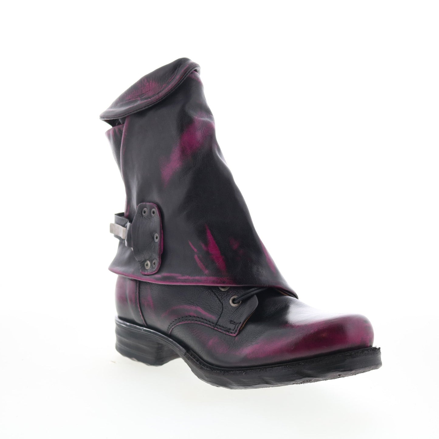 Emerson Womens Black Leather Zipper Casual Dress Boots
