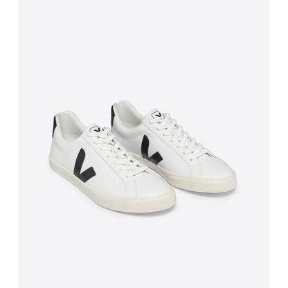 Women's Esplar Leather Sneaker in White Black