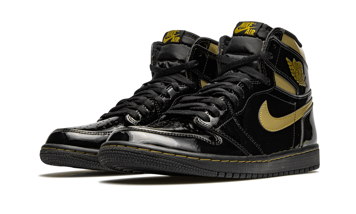 1 Retro High OG "Black Metallic Gold" 555088 032