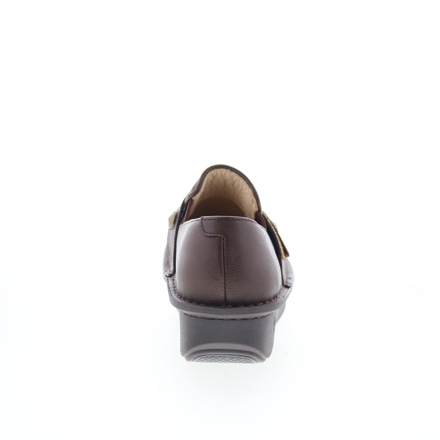 Alegria Ericka Upgrade ERC-8134 Womens Brown Leather Clog Flats Shoes