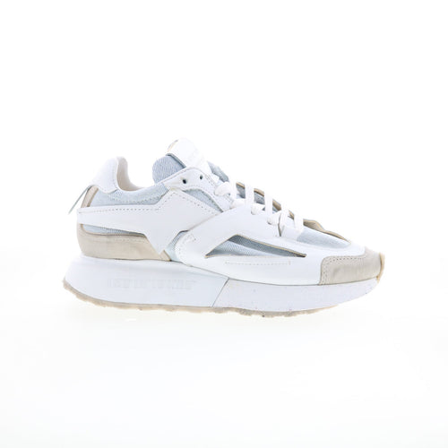 Evander Womens White Synthetic Lace Up Lifestyle Sneakers Shoes