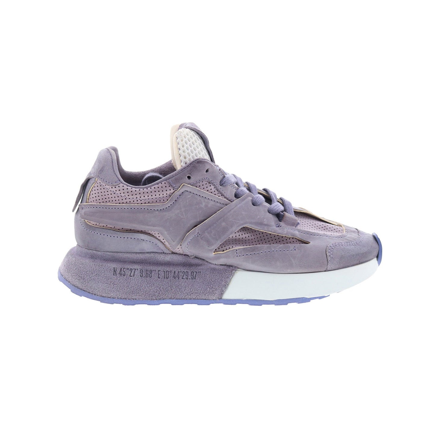 Evander Womens Purple Synthetic Lace Up Lifestyle Sneakers Shoes
