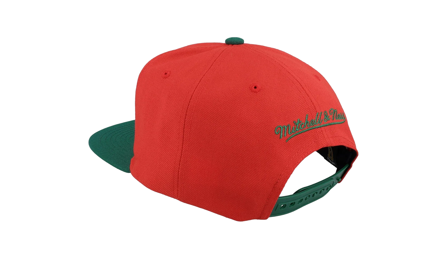 NHL Team 2 Tone 2.0 Snapback Cap "New Jersey Devils - Red / Green" HHSS5367 NJDYYPPPRDGN
