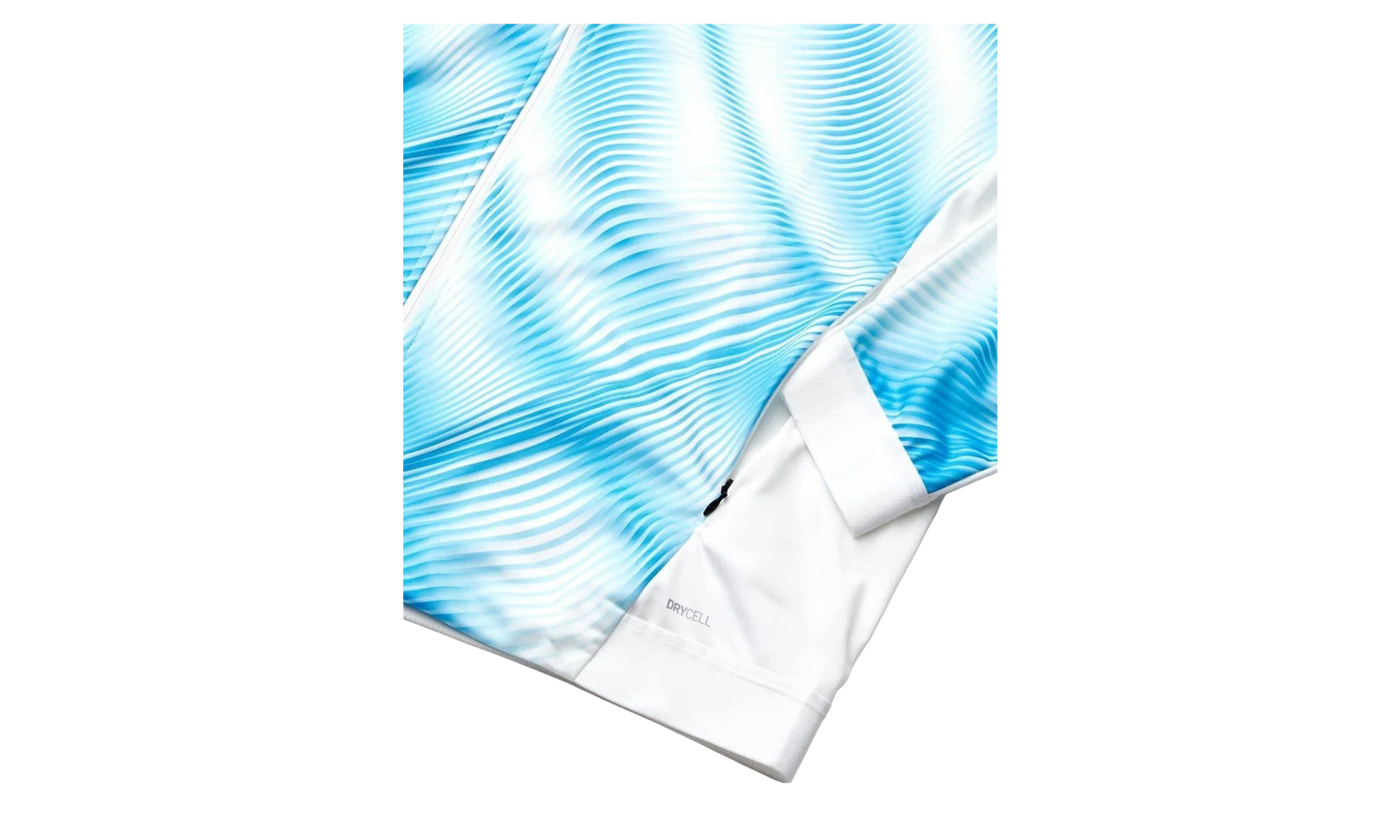 Olympique de Marseille Stadium Jacket "Puma White / Bleu Azur" 755872 01