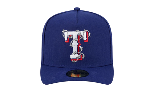 59FIFTY Texas Rangers Fence A-Frame Fitted Hat "Blue" 60693493