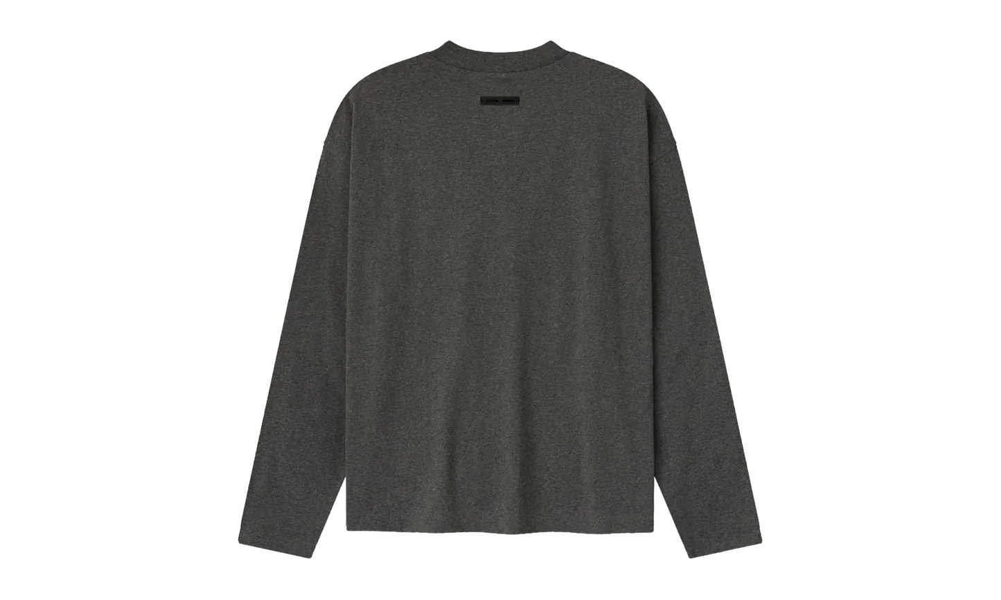 Embroidered Classic Fit Long-Sleeve "Charcoal Heather" 125HO254201F
