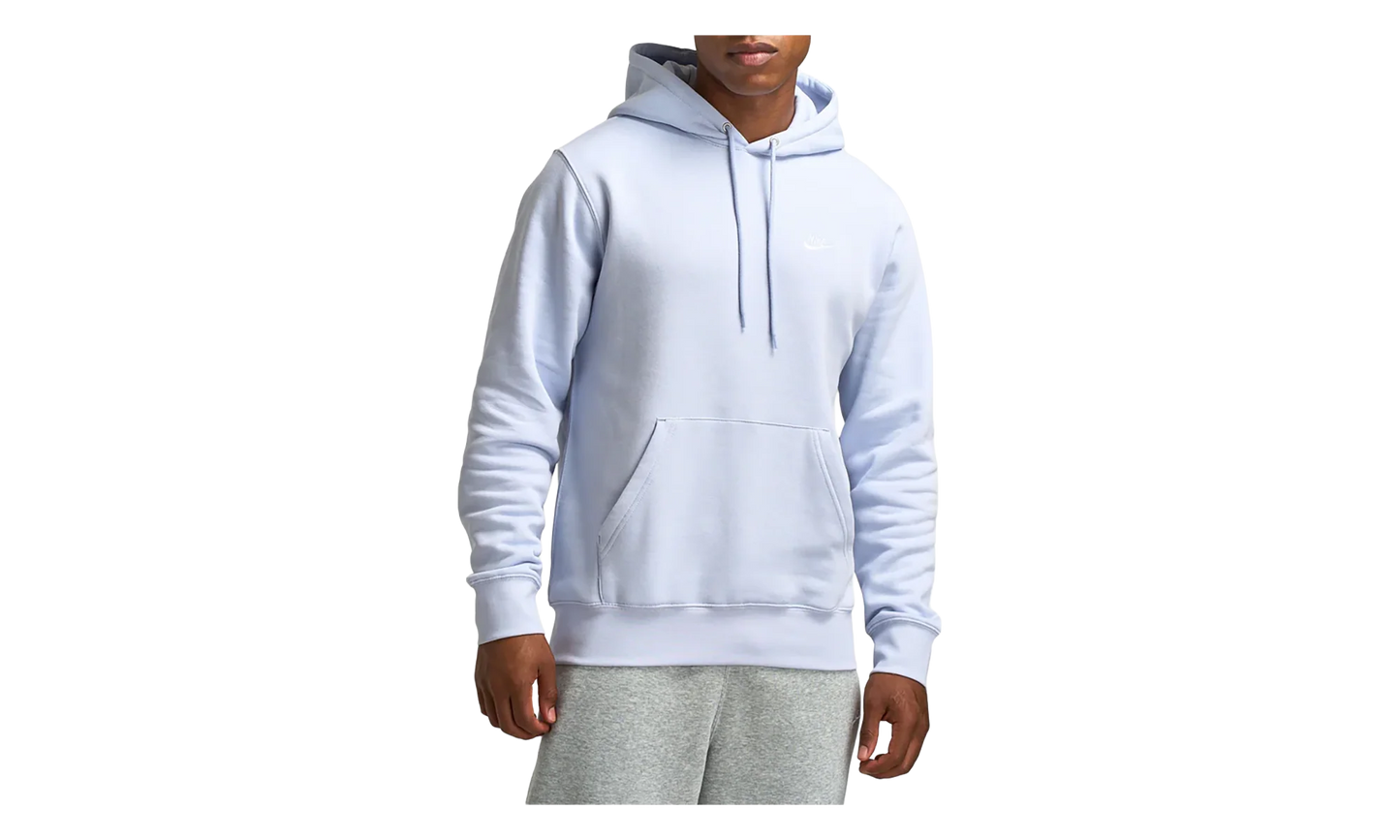 Club Pullover Fleece Hoodie "Ghost White" FN3859 057