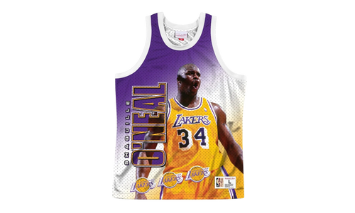 NBA Behind The Back Jersey "Los Angeles Lakers Shaq" MSTKMI19002 LALWHITSON