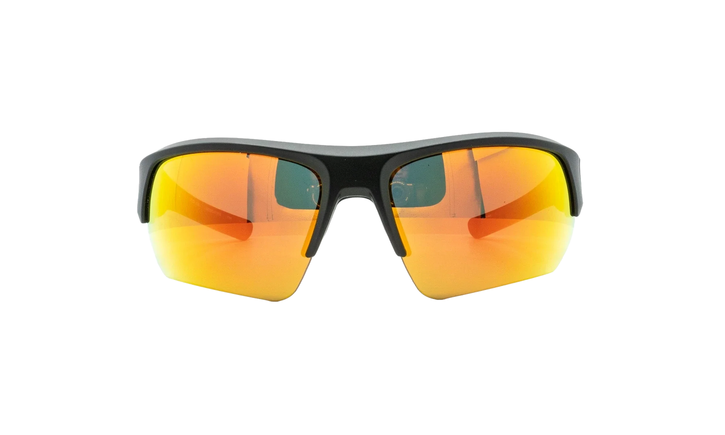 Big Shot Sunglasses "Beta Red Mirror - Satin Black" 8600085 010153