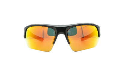 Big Shot Sunglasses "Beta Red Mirror - Satin Black" 8600085 010153
