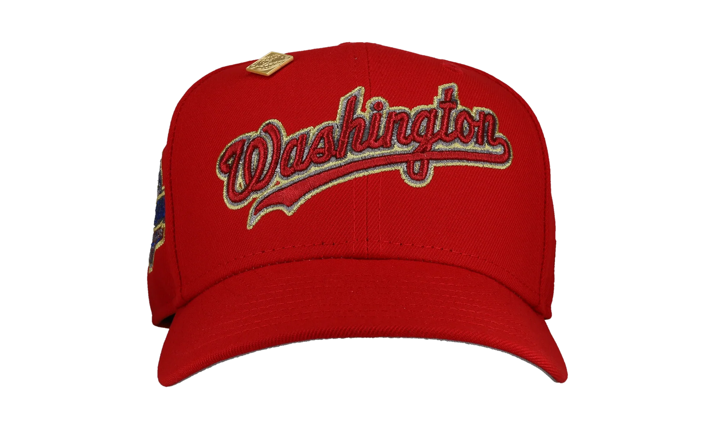 59FIFTY Washington Nationals 2018 ASG Fitted Hat "Red / Metallic" 123451300995