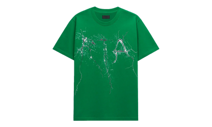 Liam Cracked Logo T-Shirt "Green" MCCTK911 T119GRCRC
