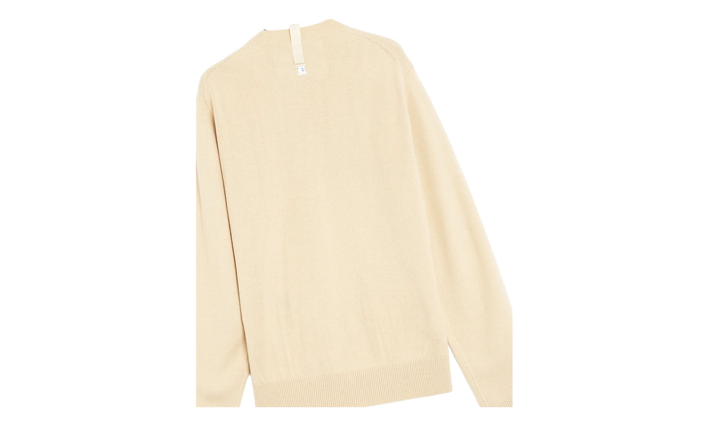 American Consciousness Crewneck Sweater "Natural White" ABCFW23ACCS NATU