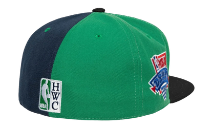 NBA TRI Cycle Fitted Cap "Dallas Mavericks - White / Black" 6HSFDX21127 DMAWHBK