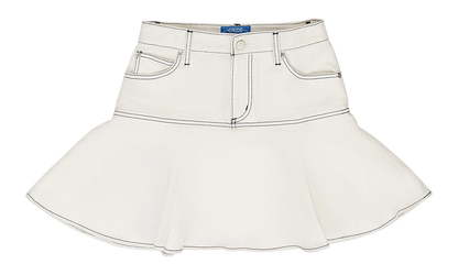 Flared Denim Skirt WMNS "White" 95 CSO 0005