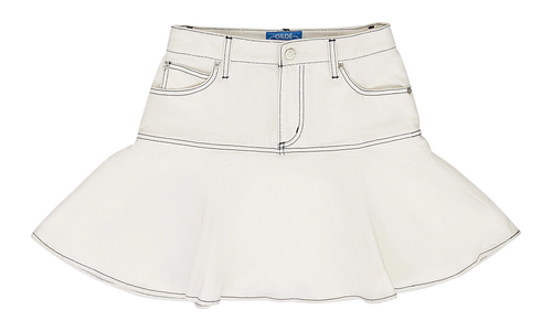 Flared Denim Skirt WMNS "White" 95 CSO 0005