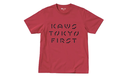 Uniqlo Tokyo First T-Shirt "Red" KAWS202462
