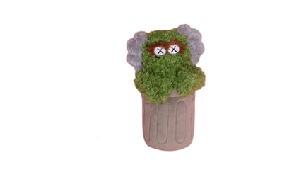 Sesame Street Water Parade Oscar the Grouch Plush "Green" KAWS202454