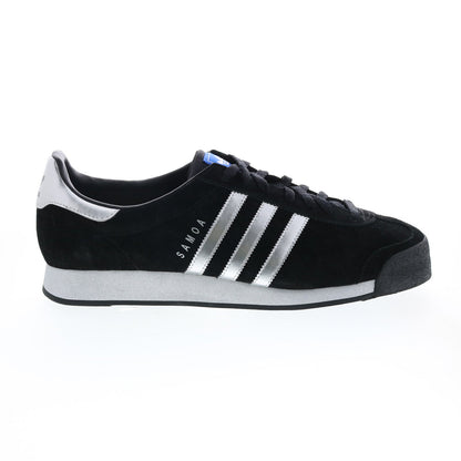 Samoa F37210 Mens Black Synthetic Lace Up Lifestyle Sneakers Shoes