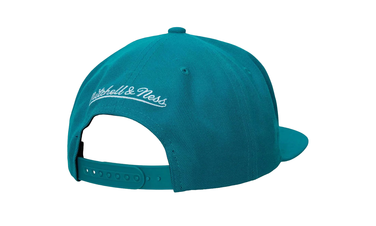 NBA Hardwood Classics Team Ground 2.0 Snapback Cap "Charlotte Hornets - Teal" HHSS3258 CHOYYPPPTEAL